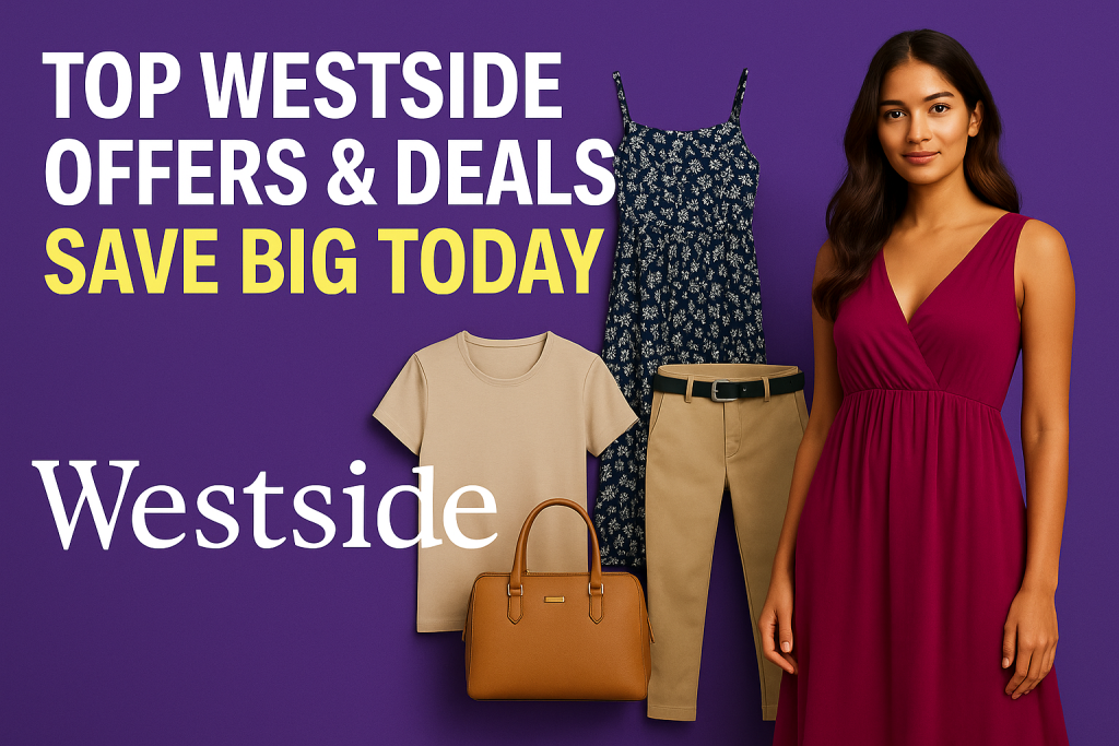 “Westside trending fashion categories with discounts – men, women, kids and home décor”