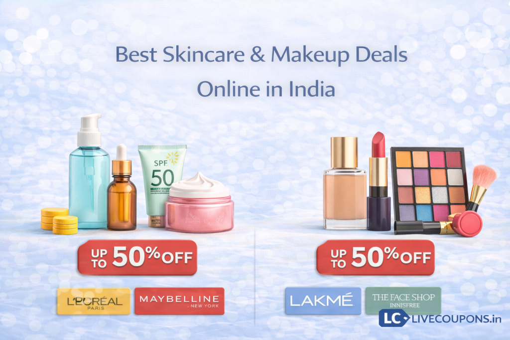 Best skincare and makeup deals online in India
