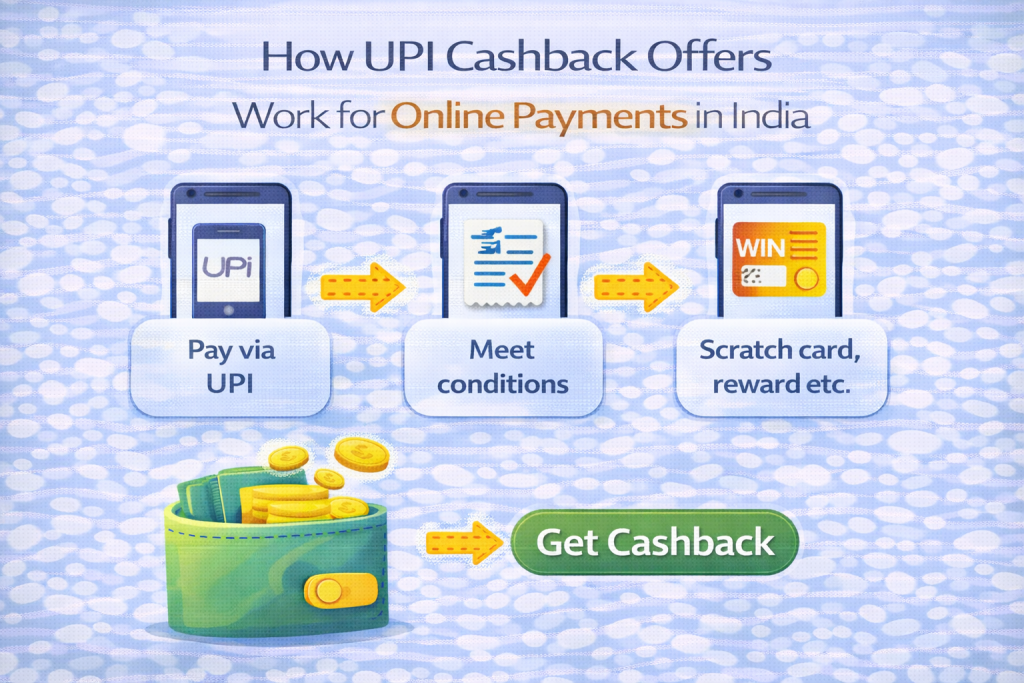 How UPI cashback offers work for online payments in India