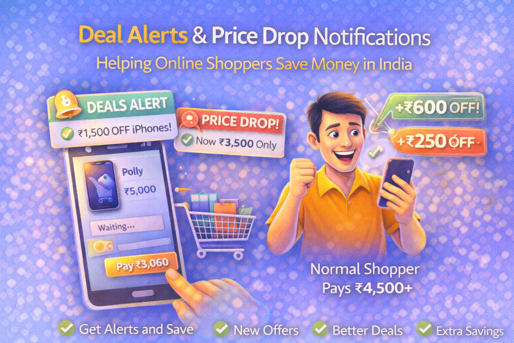 Deal alerts and price drop notifications helping online shoppers save money in India