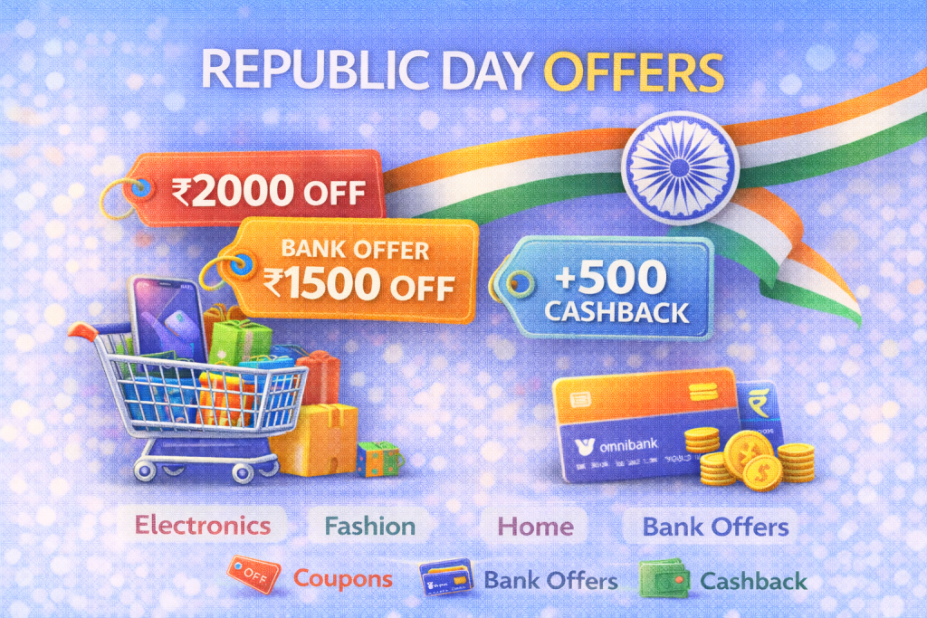 Republic Day online shopping offers in India with big discounts and bank deals