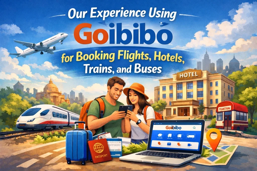 Our experience using Goibibo for booking flights hotels trains and buses