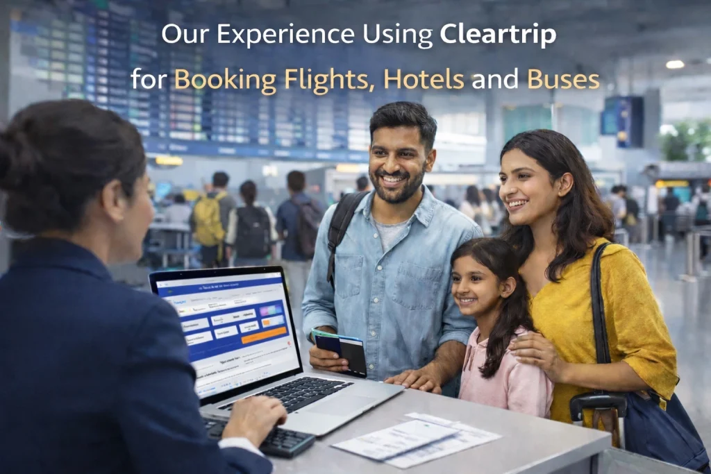 Our experience using Cleartrip for booking flights hotels and buses