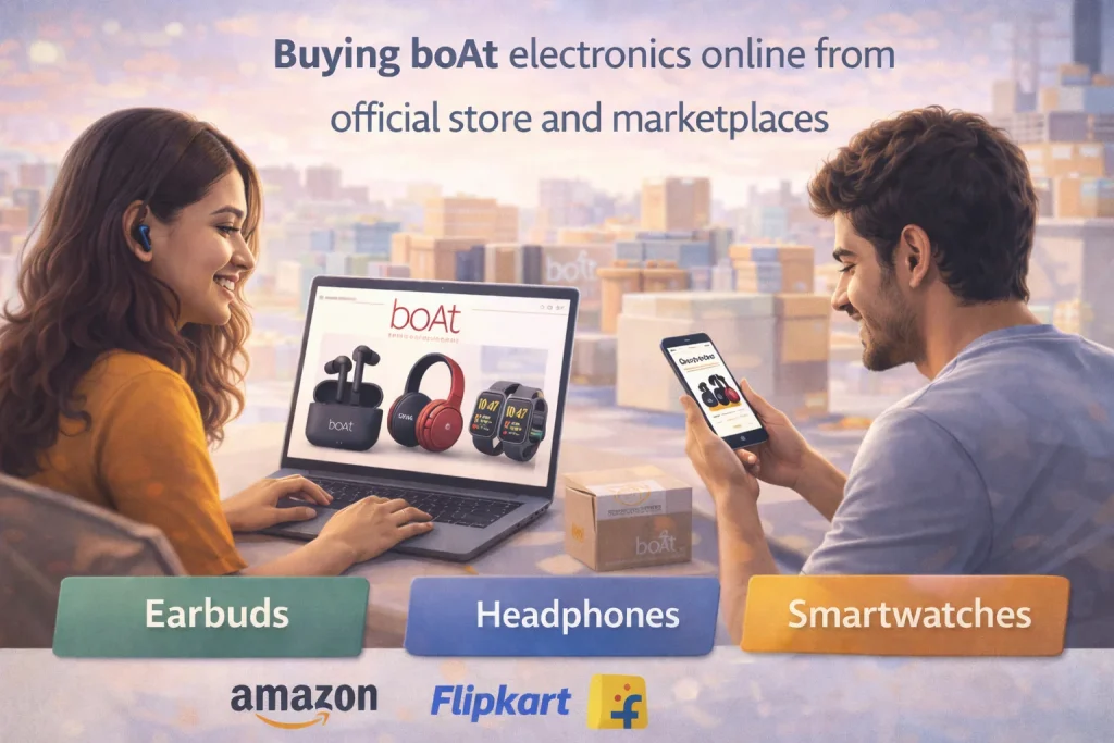 Buying boAt electronics online from official store and marketplaces
