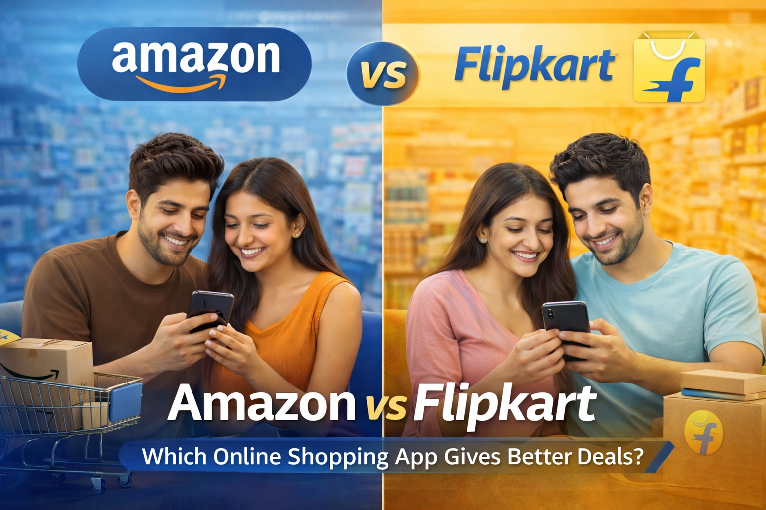 Amazon vs Flipkart comparison – best online shopping platform in India