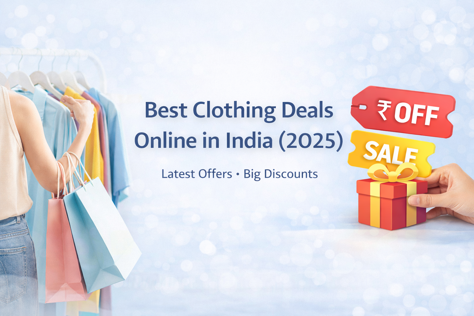 Best clothing deals online in India this month 2025 with discounts