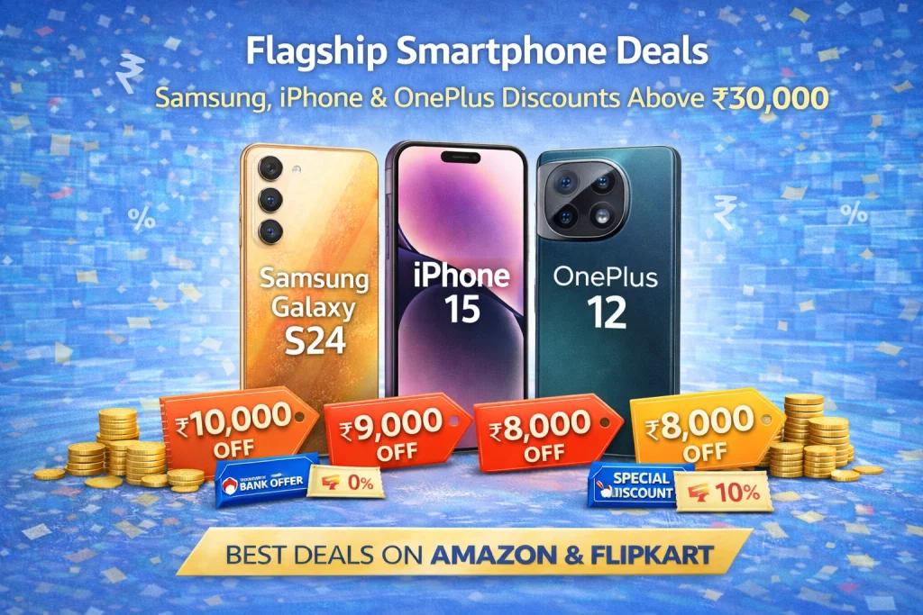  flagship smartphone deals Samsung iPhone OnePlus discounts