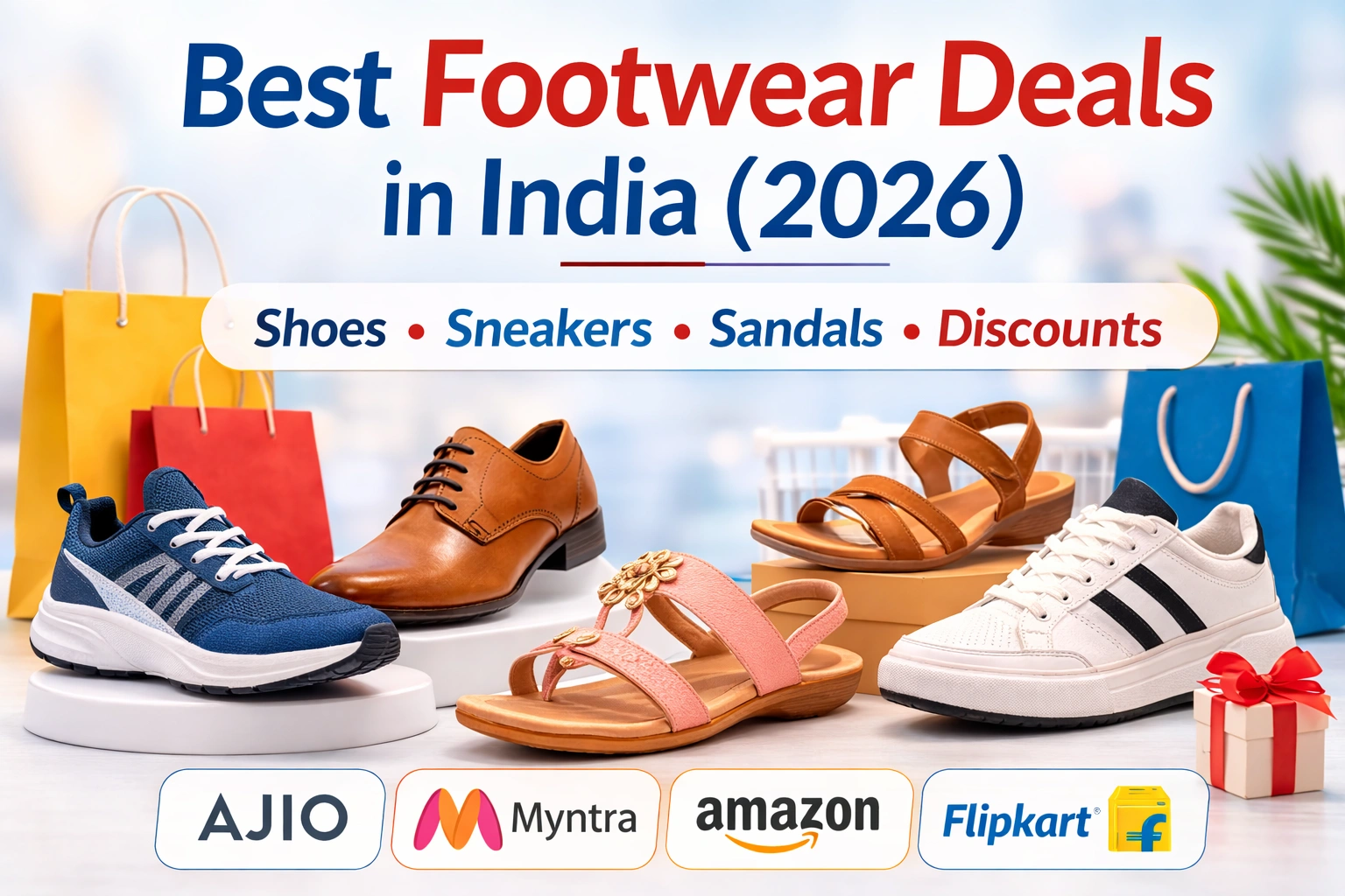 best footwear deals in India shoes sneakers sandals discounts