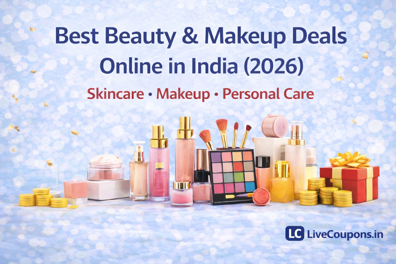 best beauty and makeup deals online in India skincare makeup discounts