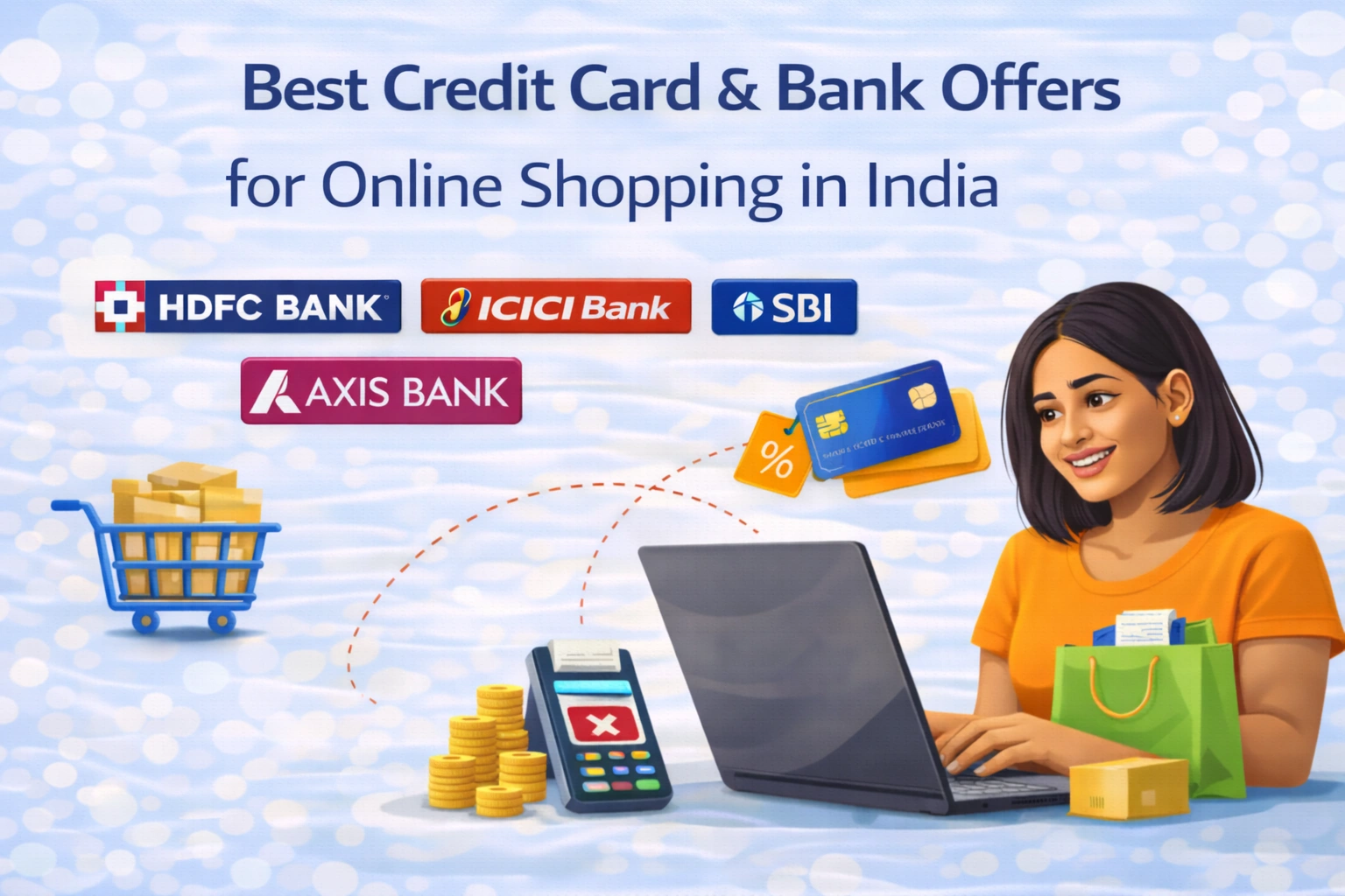 Best credit card and bank offers for online shopping in India 2026