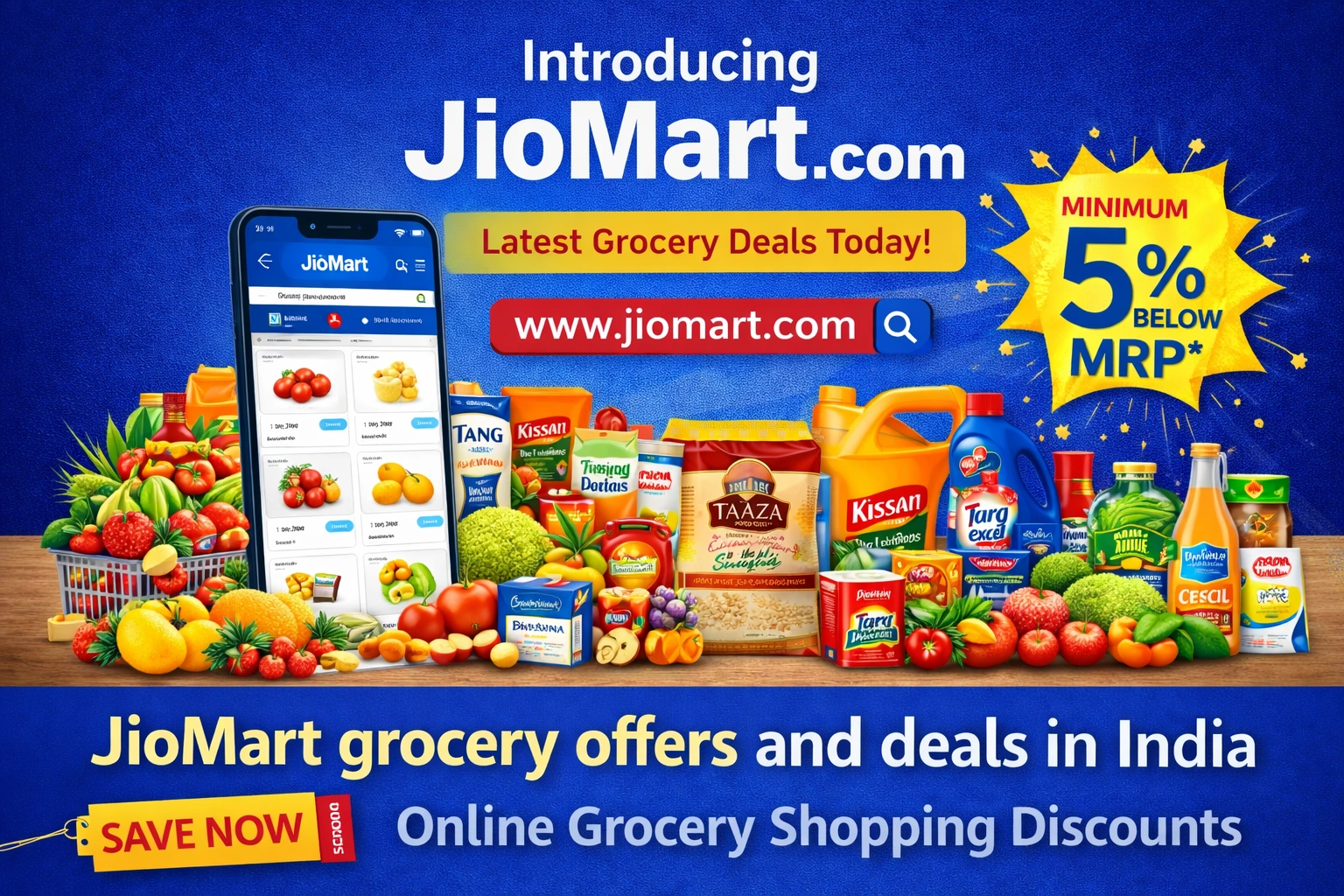 JioMart grocery offers and deals in India online grocery shopping discounts