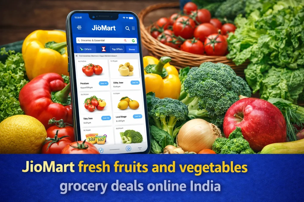 JioMart fresh fruits and vegetables grocery deals online India