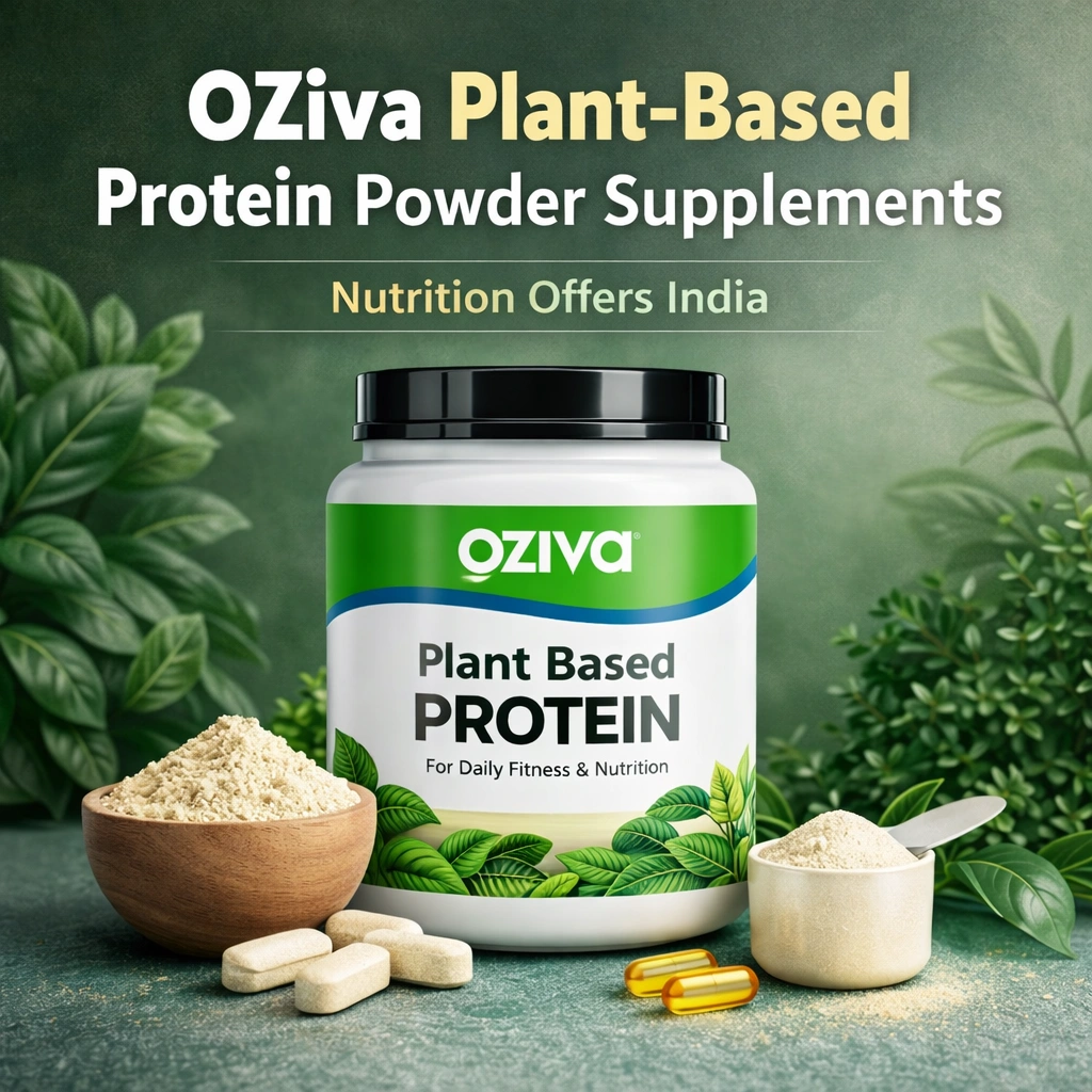 OZiva plant based protein powder supplements nutrition offers India