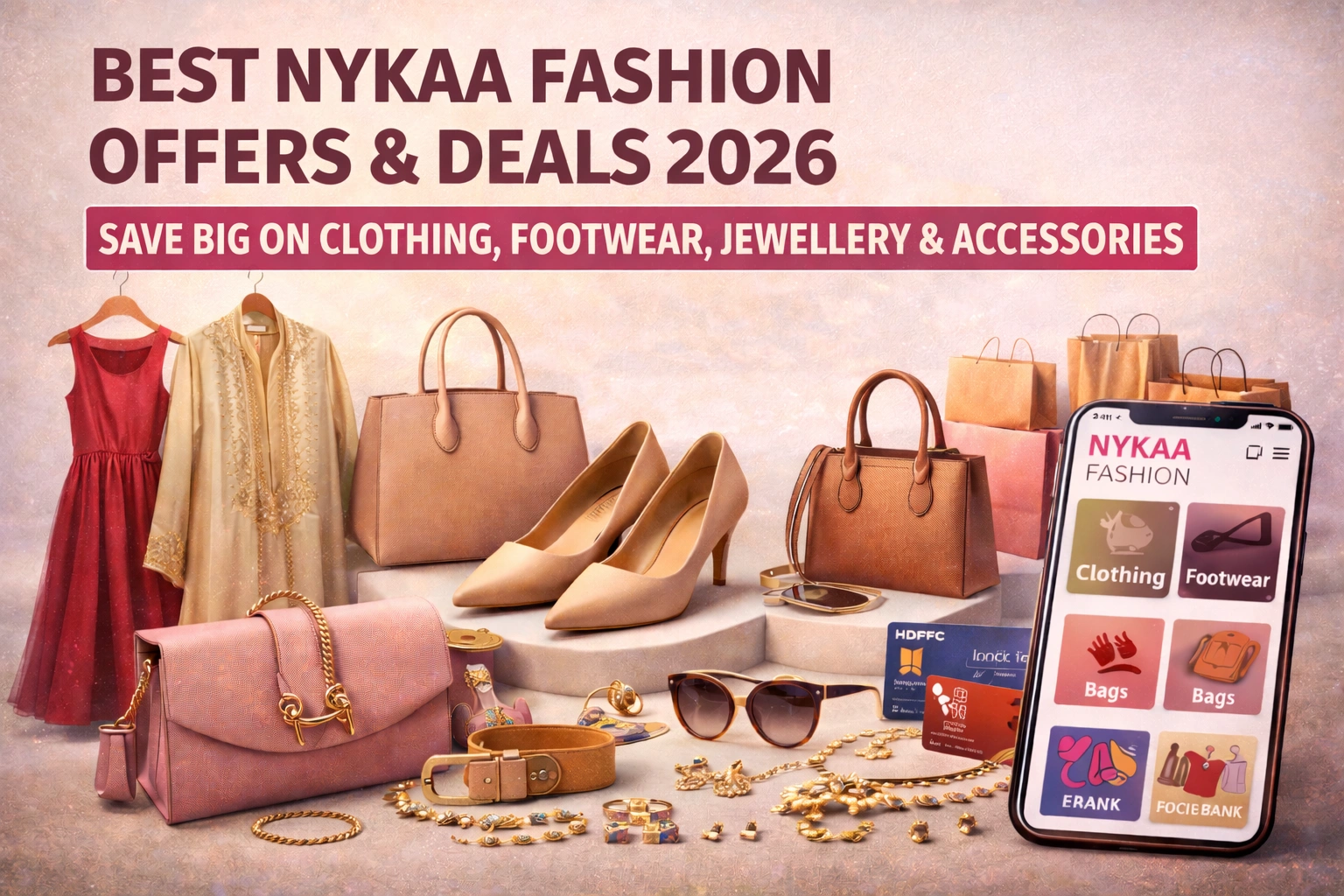 Best Nykaa Fashion offers and deals 2026 on clothing footwear jewellery and accessories